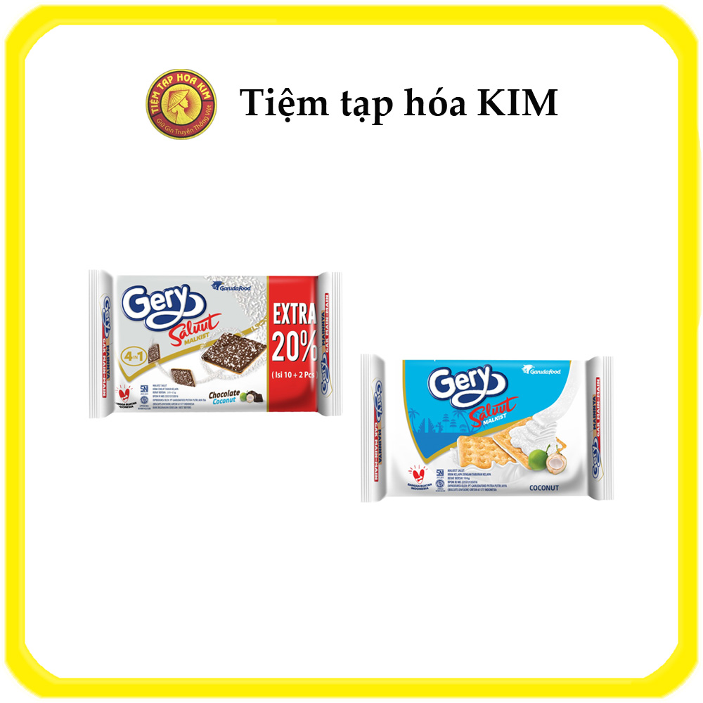 Bánh quy gery socola phủ dừa 106,5g