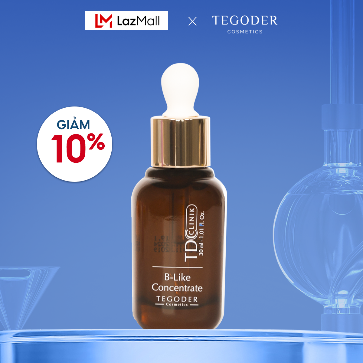 Tinh chất làm mờ nếp nhăn và săn chắc da hiệu ứng Botox Tegoder B-Like concentrate 30 ml mã 9812