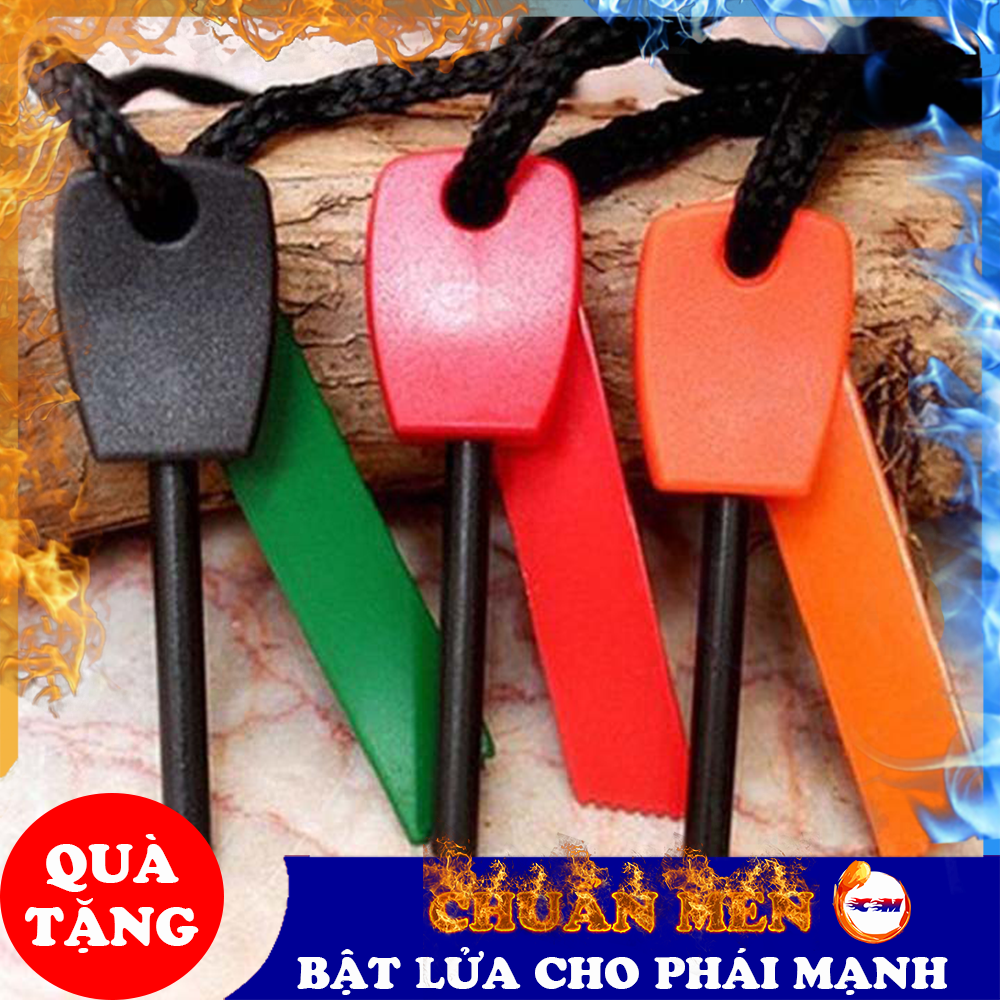 Đá đánh lửa sinh tồn Chuẩn Men bằng ma sát, dụng cụ tạo lửa sinh tồn - GD0612