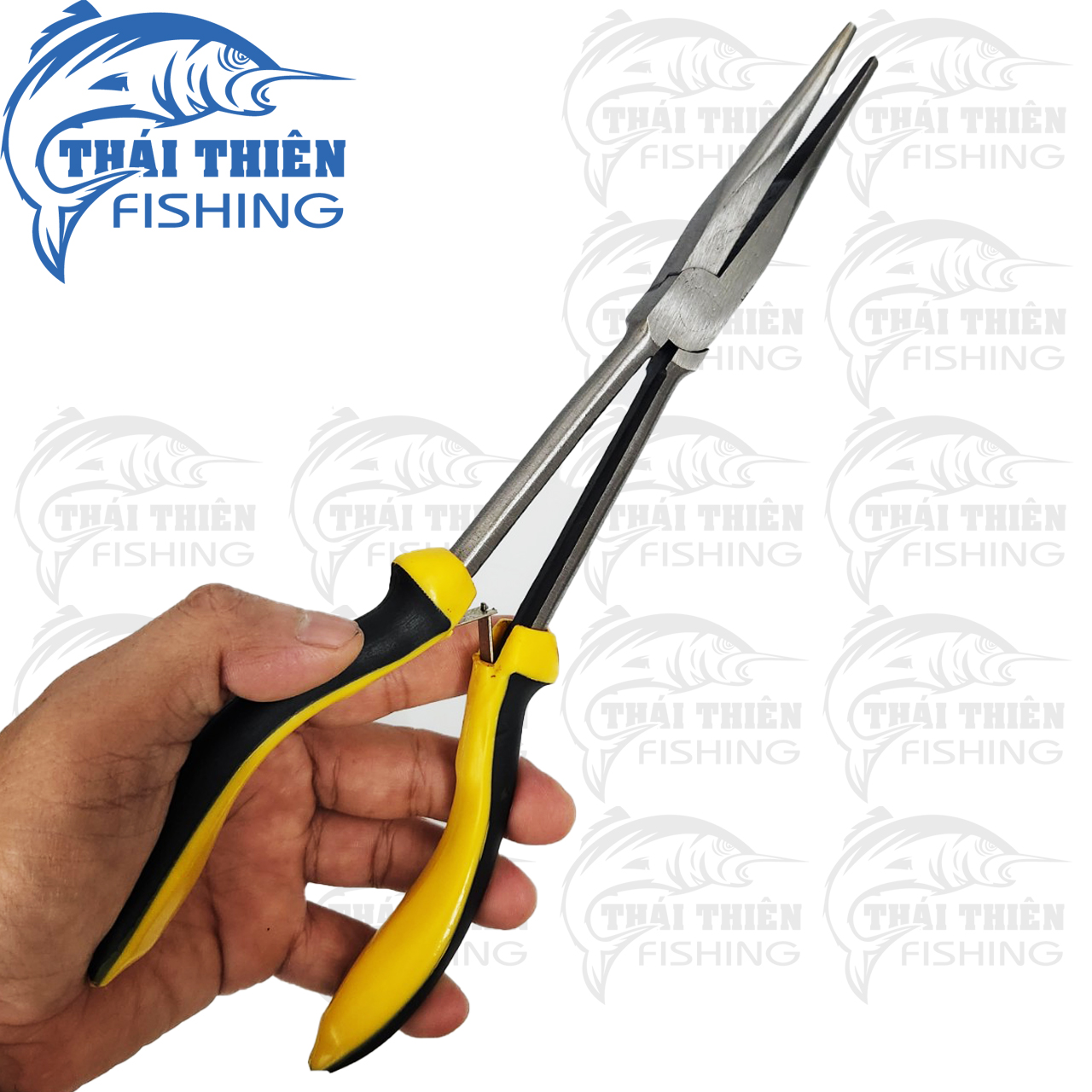 Kềm Nhọn Đa Năng EM-CNT 9inch Chuyên Dùng Kẹp, Gắp Gỡ Cá, Tháo Móc Lưỡi Câu