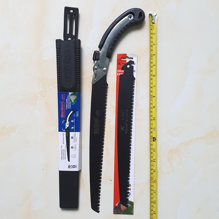 [Chính hãng] Cưa gỗ cầm tay 350mm Barker lưỡi đen cao cấp, Bảo hành 12 tháng, có thể combo mua kèm lưỡi thay thế