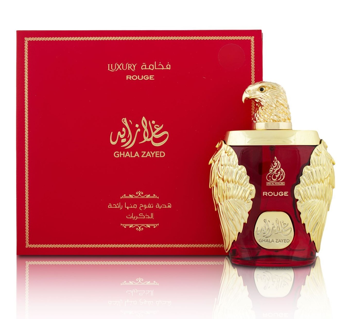Nước hoa nam Ghala Luxury Rouge của GHALA ZAYED Eau De Parfum của UAE chai 100ML edp - Nước hoa đại bàng đỏ
