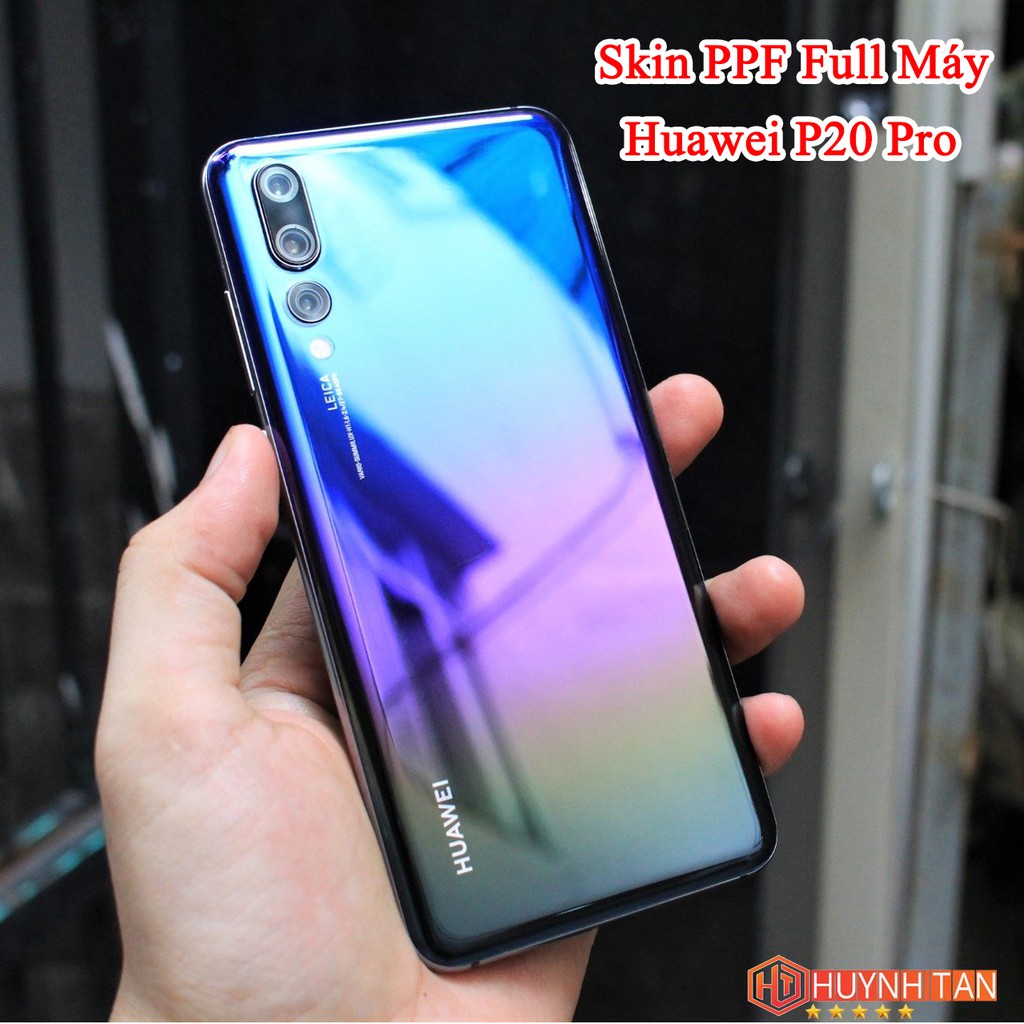 Miếng dán trong ppf huawei p20/ p20 pro tăng cường độ bóng mặt lưng,mặt trước, full máy