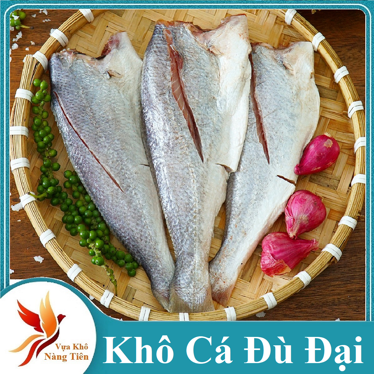 1kg Khô Cá Đù To Size Lớn Thịt Nhiều Thơm Chắc Khô Hẳn Nhiều Nắng(10-15 CON/KG)- VỰA KHÔ NÀNG TIÊN