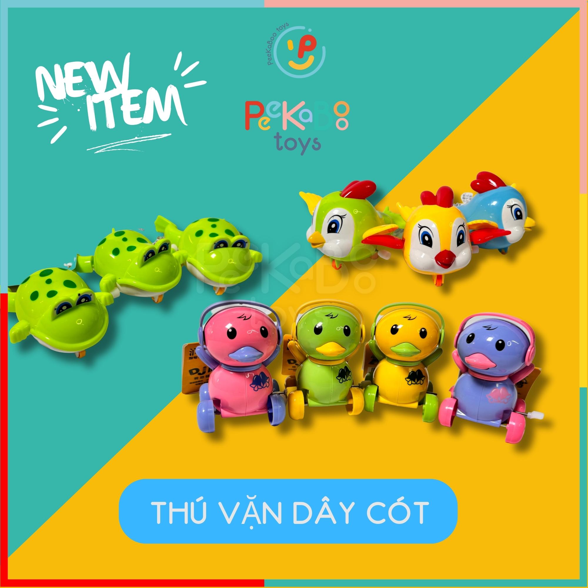 Đồ chơi thú vặn dây cót đáng yêu cho bé đồ chơi trẻ em Peekaboo Toys