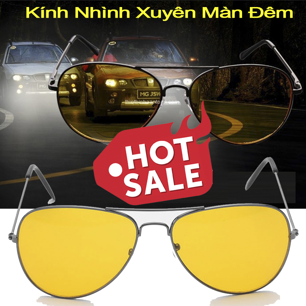 [SALE]Kính nhìn xuyên màn đêm đi xa buổi tối an toàn cho đôi mắt -103