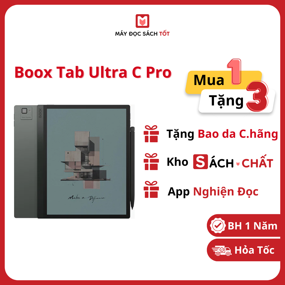 Máy Đọc Sách Boox Tab Ultra C PRO