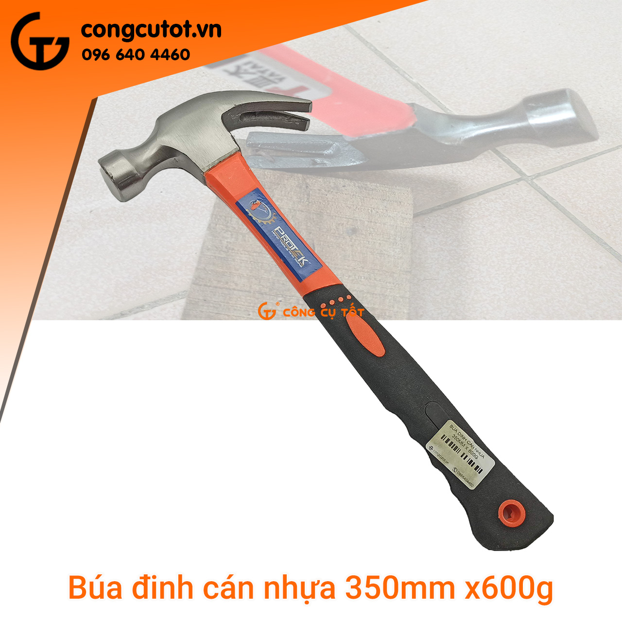 Búa nhổ đinh cán nhựa