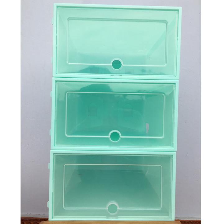 Combo 10 hộp đựng giày bằng nhựa cao cấp loại 1, nắp nhựa cứng trong suốt, viền khung nhựa dày cùng màu với hộp, hộp chịu lực, hộp đừng đồ tiện ích, gọn nhẹ.- hàng có sẵn