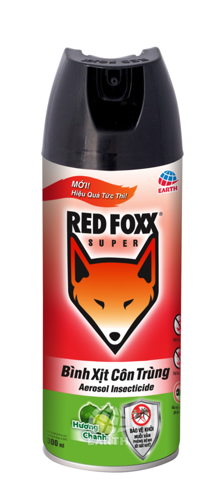 Bình xịt côn trùng Red Foxx Power Chanh 300ml