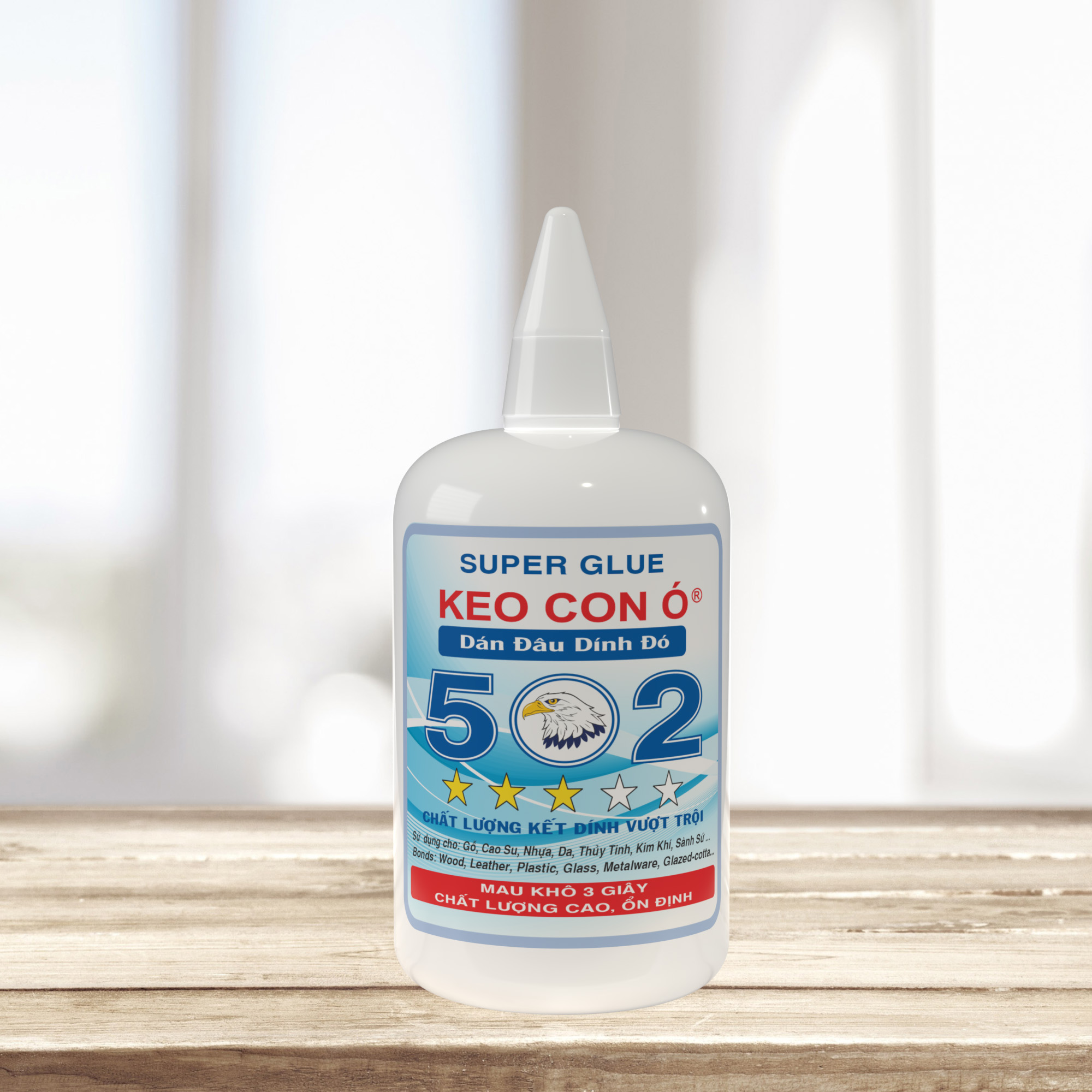 Keo 502 Asia Bond con ó nước keo đặc biệt cao cấp 3 sao 500g