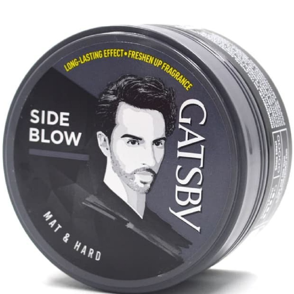 Wax tạo kiểu tóc hộp xám gatsby wax m&h 75g.