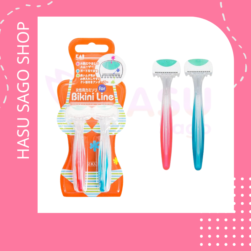 [GIẢM 5% ĐƠN 129K]Set 2 Dao cạo KAI Bikini Line Nhật Bản