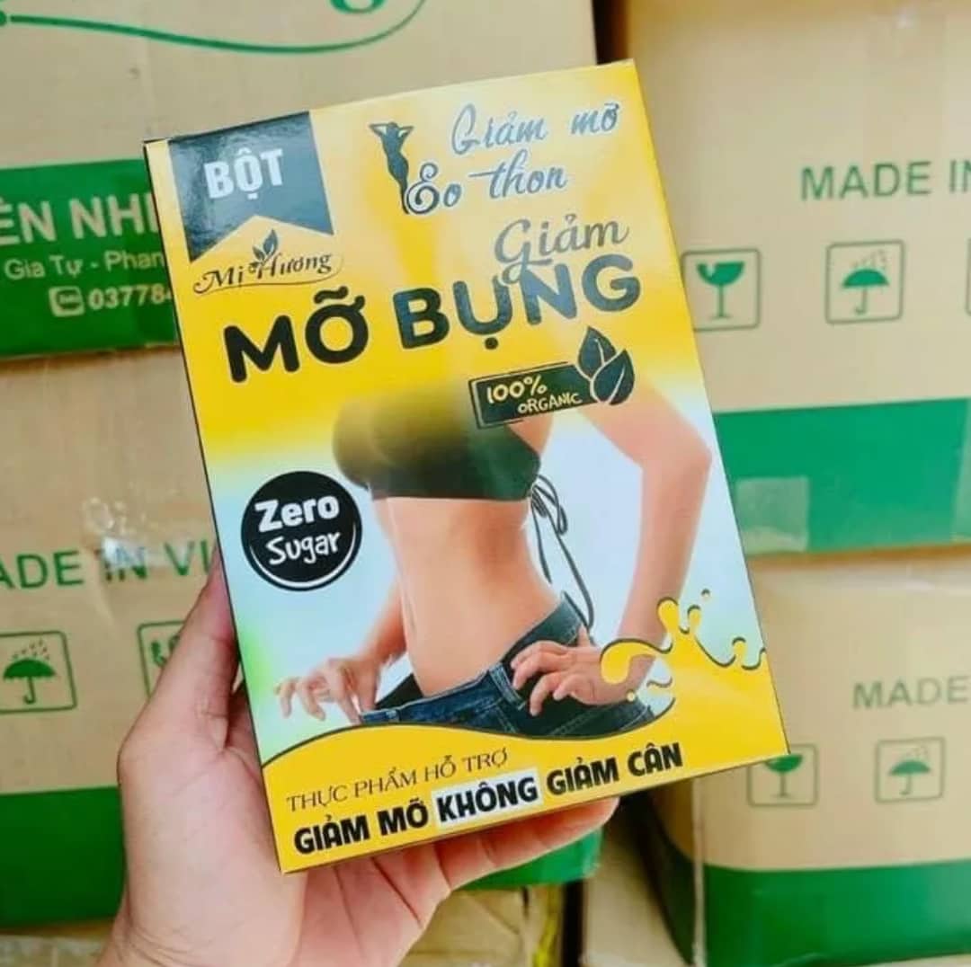 Bột uống ngũ cốc giảm mỡ BỤNG MỊ hương, dáng đẹp eo thon