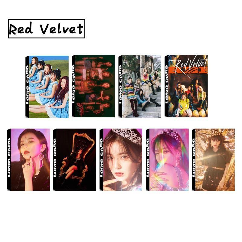 Lomo red velvet lomo thành viên bộ ảnh hộp 30 ảnh thẻ hình nhóm nhạc idol Hàn quốc