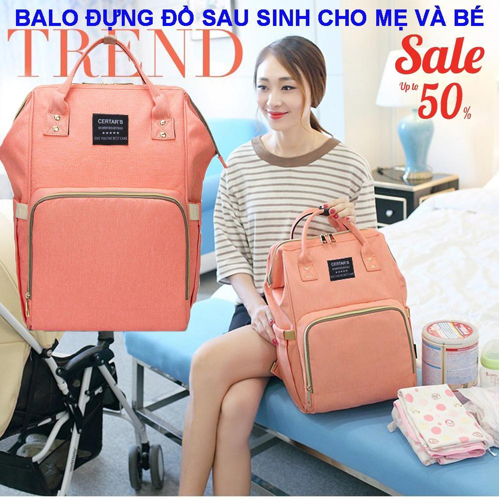[HCM]Balo Bỉm Sữa Đa Năng Cho Mẹ Và Bé Balo Thời Trang Đa Năng Ba lô Đựng Đồ Cho Mẹ Bỉm Sữa