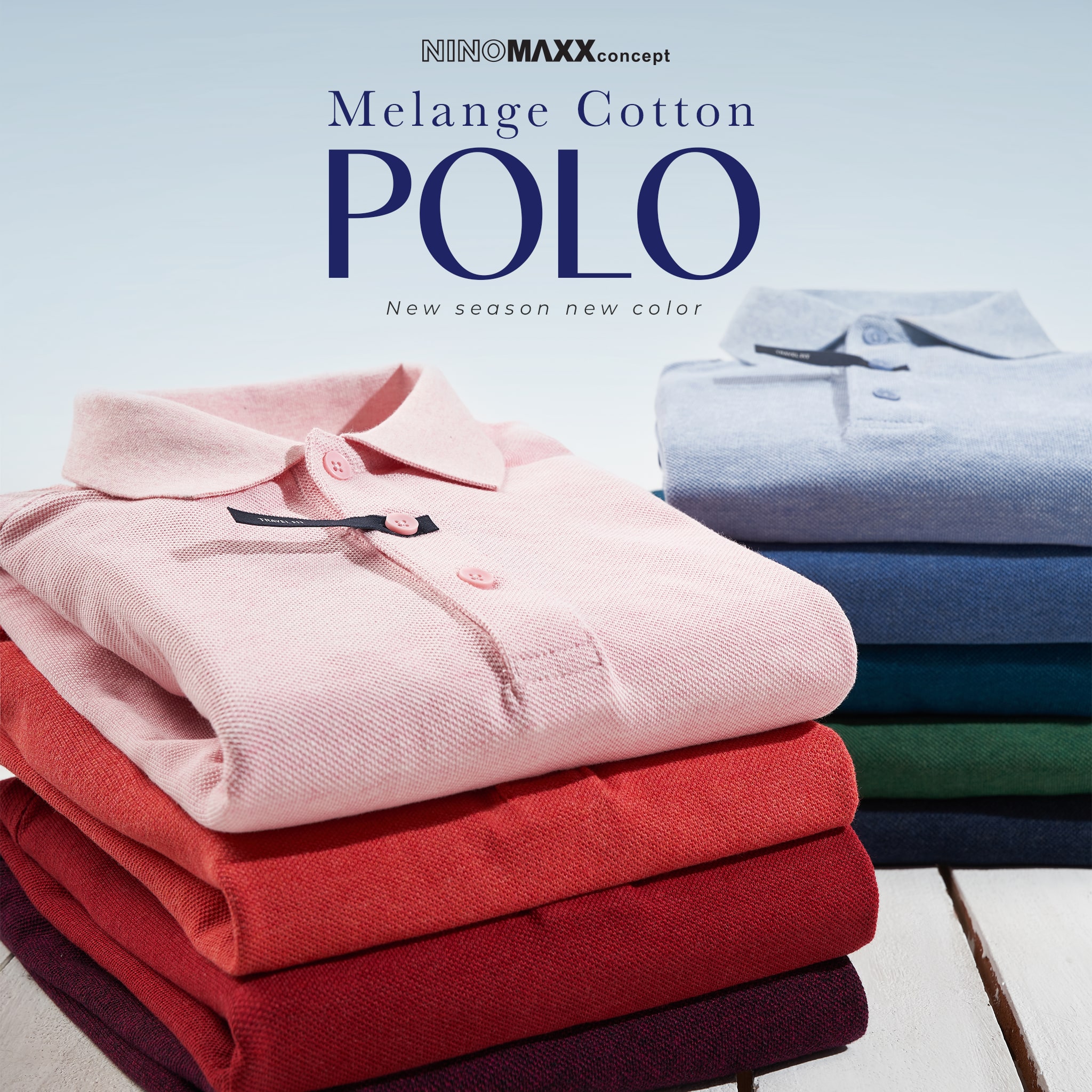 Premium Polo - Melange Men s Polo Shirt Elastic