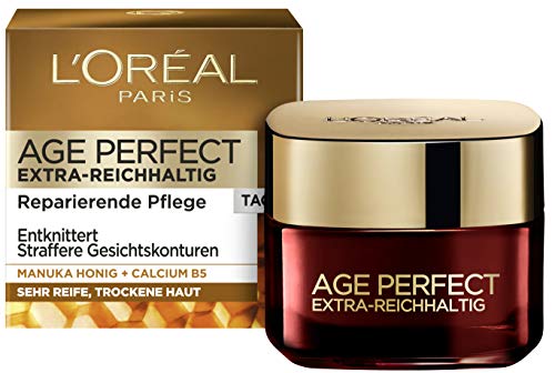 Kem dưỡng da mặt ban ngày Loreal Paris Age Perfect Extra Reichhaltig, kem chống lão hóa da mặt, kem dưỡng trắng da ban đêm 50ml