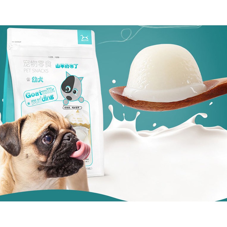 Thạch sữa dê pudding dành cho chó mèo - treat thưởng