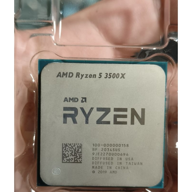 Bộ vi xử lí cpu ryzen 5 3500x tray cũ