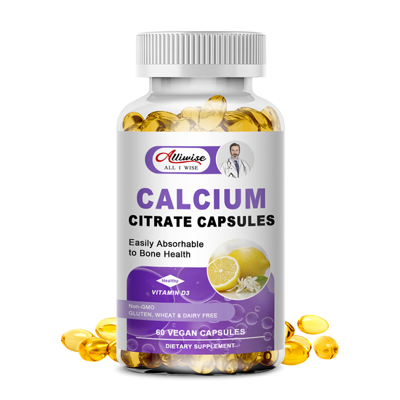 Calcium Citrate 500mg Vegan Calcium Supplement for Women & Men