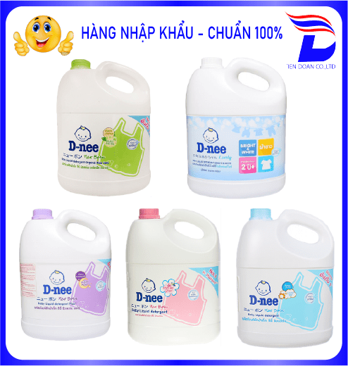 Nước giặt dnee ⚡ hàng nhập khẩu ⚡ thái lan chính hãng cho em bé 3000ml