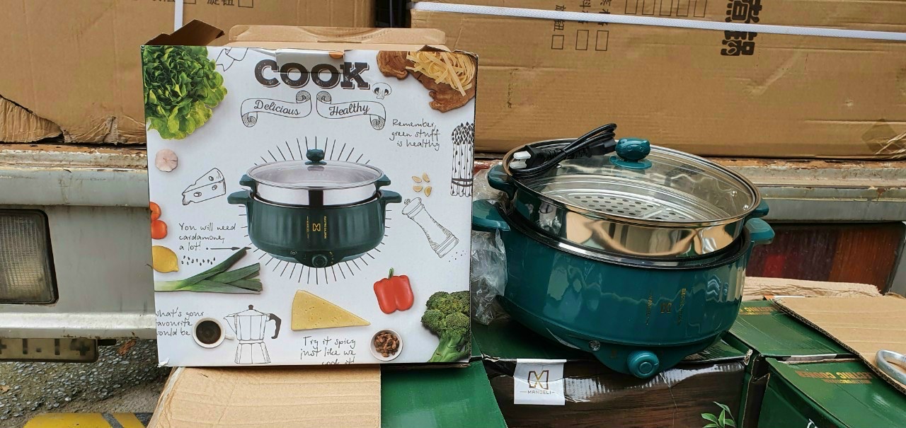 Chảo điện đa năng rán - xào - lẩu - canh loại 26cm