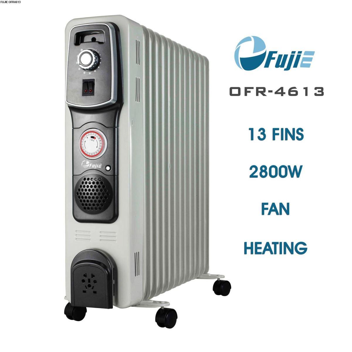 Máy sưởi dầu FujiE OFR4613 chính hãng bảo hành 12 tháng