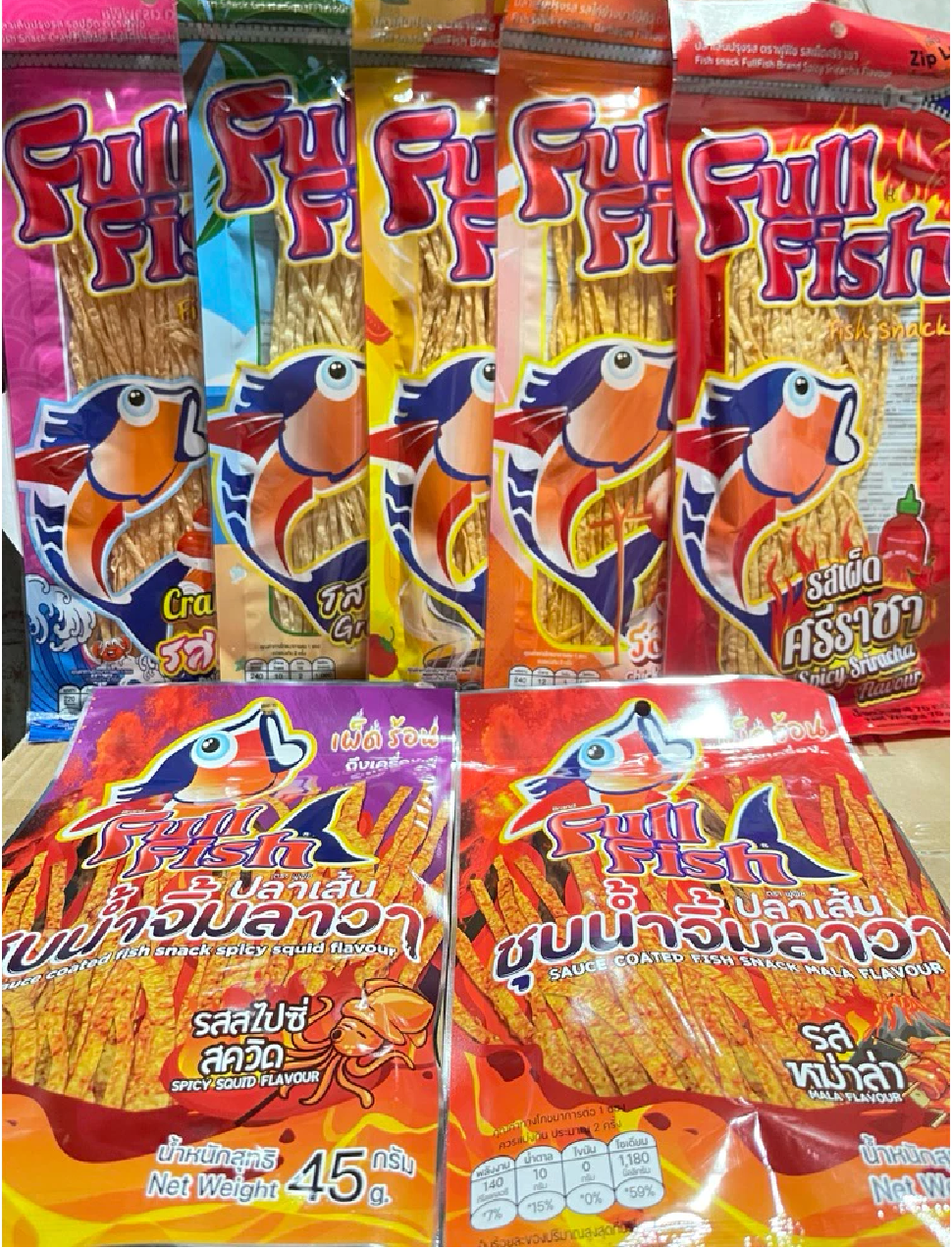 Cá khô sợi Full Fish 70g Thái Lan