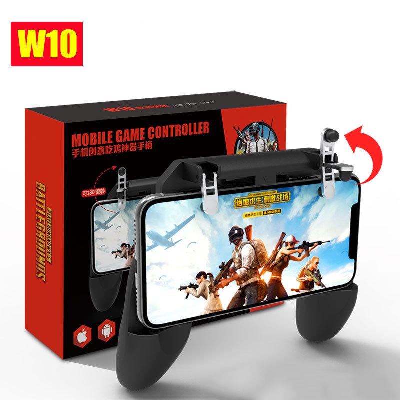 Tay Cầm Game Nút Chơi Game W10 Có Nút Chơi PUBG Cho Điện Thoại Pubg Ros Free Fire Controller