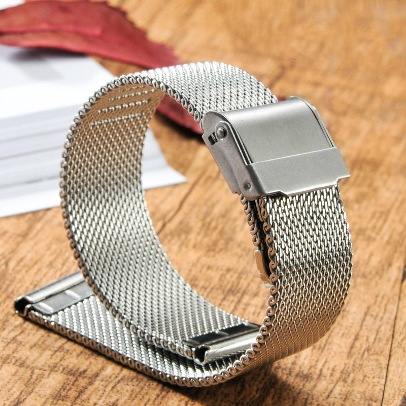 (size 20mm) Dây đồng hồ thép lưới Mesh PLAZAVN COMPANY cao cấp chống gỉ
