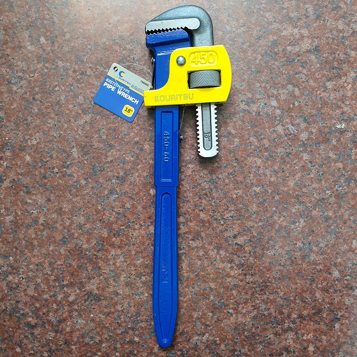 [Chính hãng] {Ảnh thật] Kìm nước Nhật Bản Kouritsu 18 inch - Mỏ lết răng, Kềm vặn ống nước