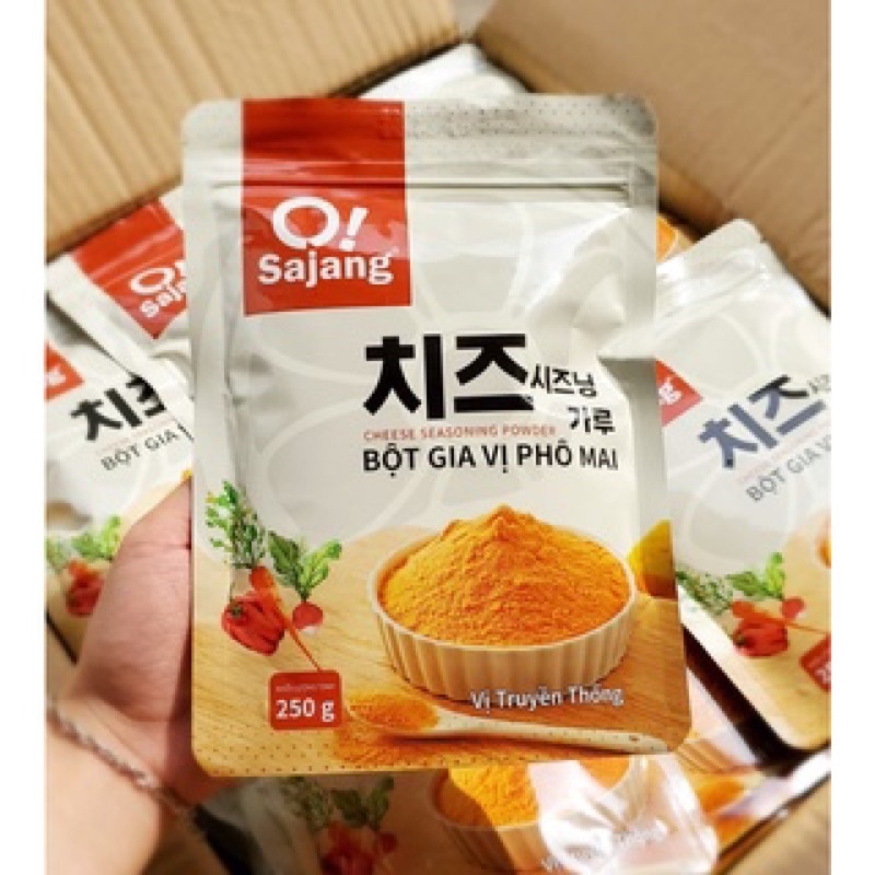 Bột phô mai lắc Hàn Quốc O!Sajang 250g