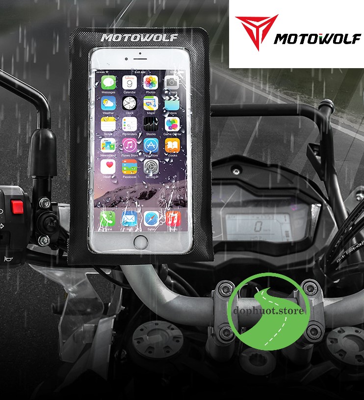Giá đỡ điện thoại chống nước cao cấp MOTOWOLF