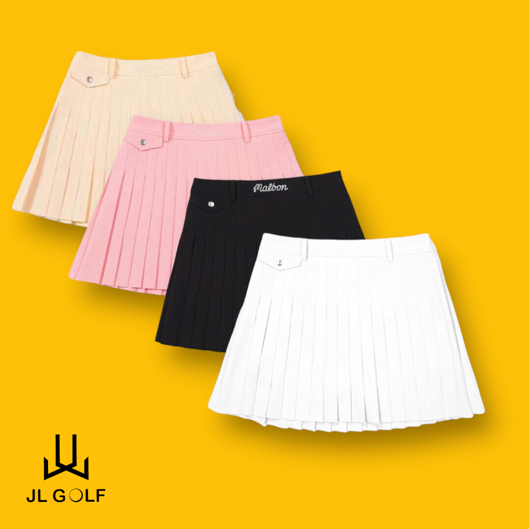 Váy golf nữ Malbon/ Malbon Golf thời trang nữ/ chân váy nữa Golf thương hiệu thời trang Malbon
