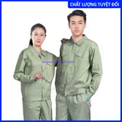 Đồng workwear uniforms, pants, jacket workwear fabric khaki type 1 log color