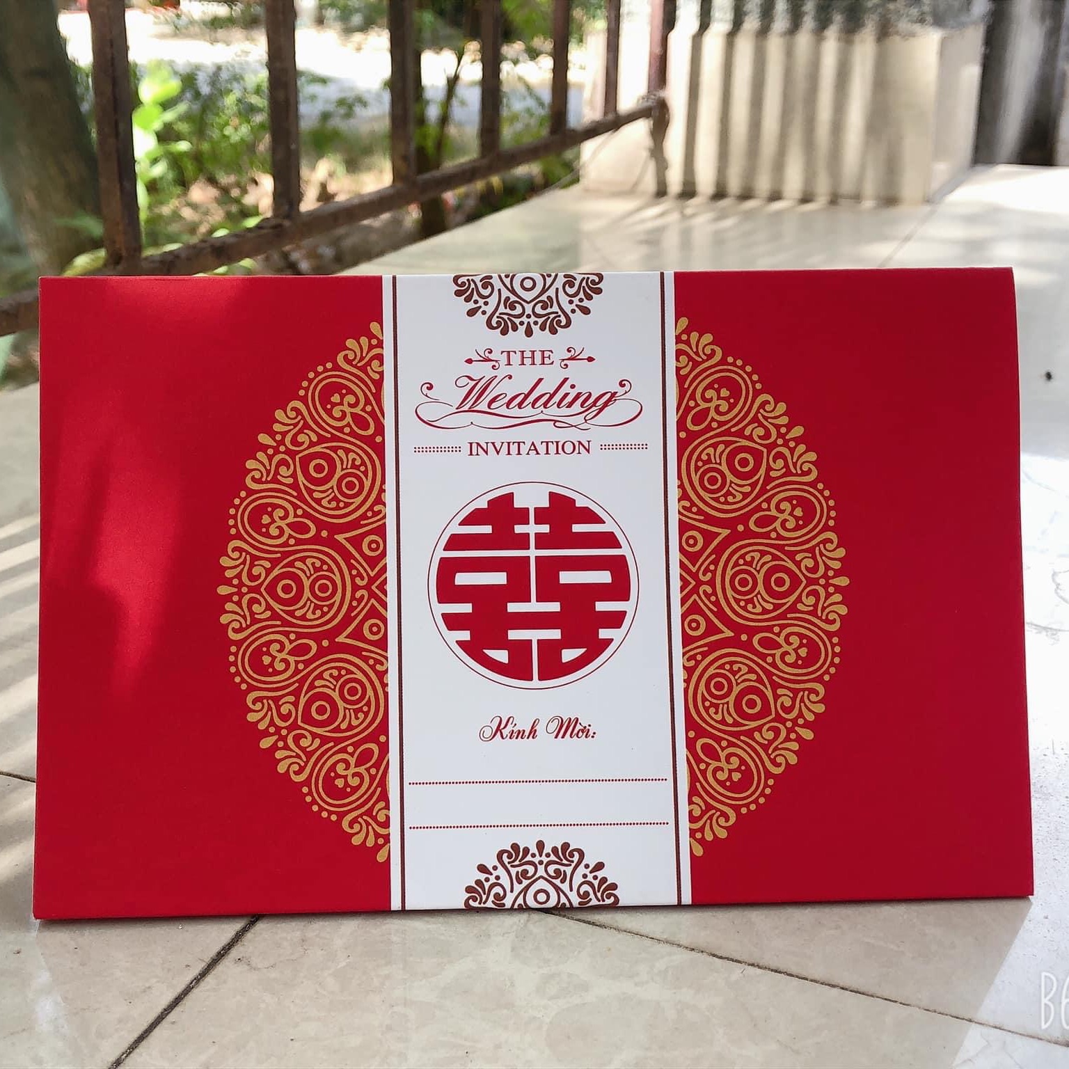 Thiệp cưới thiết kế passport  Shopee Việt Nam