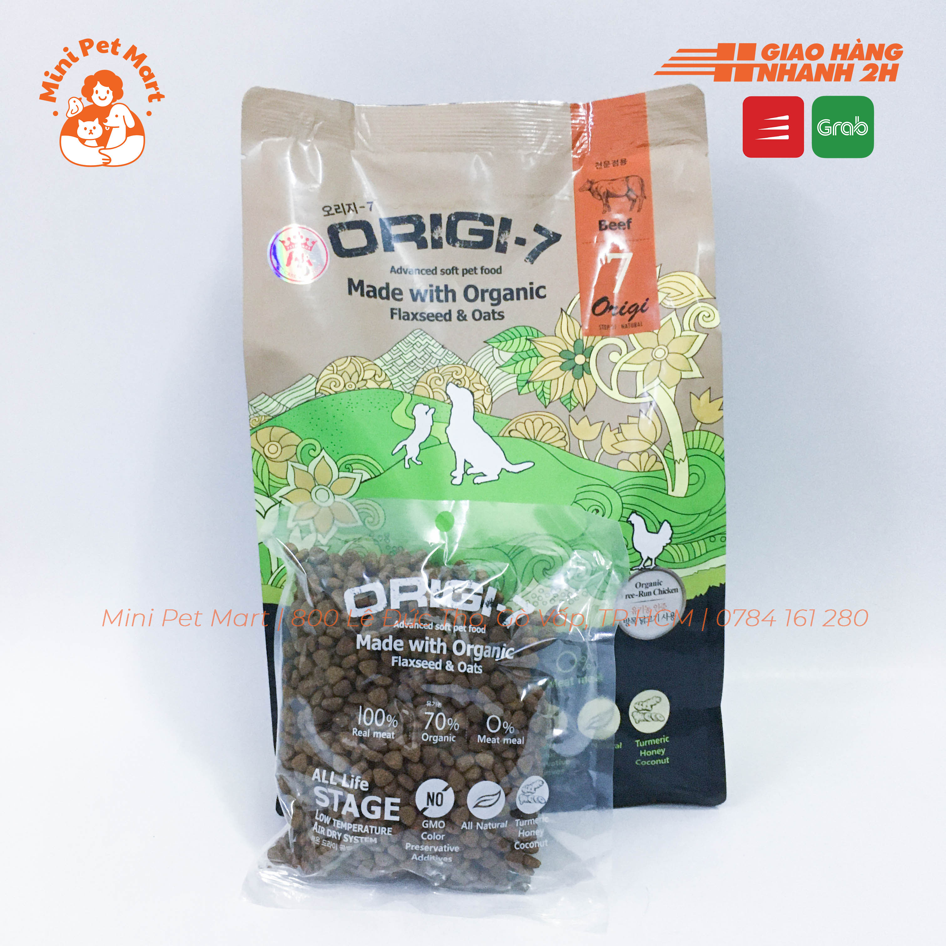 Thức ăn hạt mềm cho chó vị thịt bò origi-7