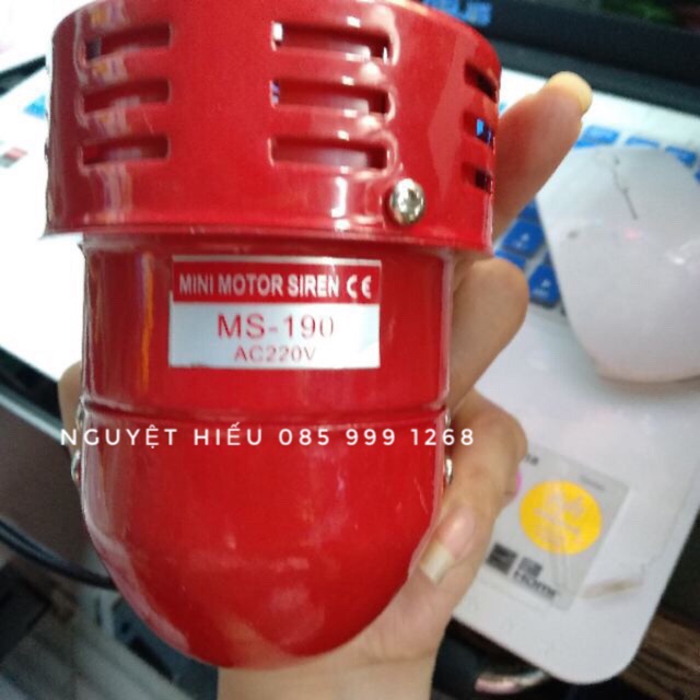 Còi hú cảnh báo cháy, báo động Ms 190