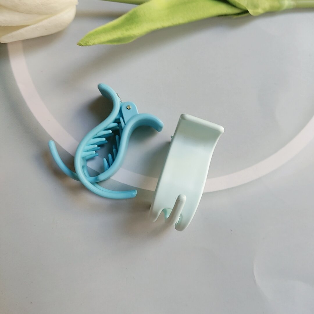 Kẹp càng cua 3 răng,kẹp càng cua 3 răng nhám màu (set 12 cái hình thật)