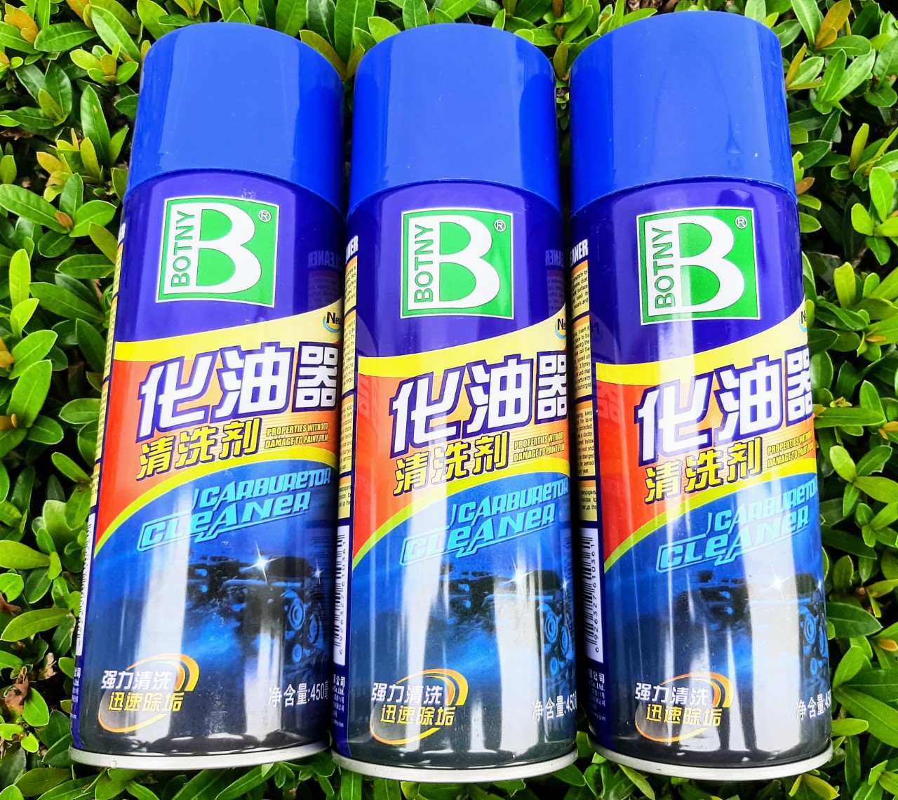 Chai Xịt Súc Bình Xăng Con, Vệ Sinh Kim Phun Béc Phun BOTNY Cao Cấp 450ml