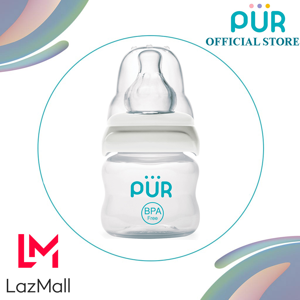 Bình sữa cổ thường comfort feeder 60ml, núm ti có kiểu dáng giống ti mẹ, bé sẽ dễ dàng kết hợp bú mẹ và bú bình