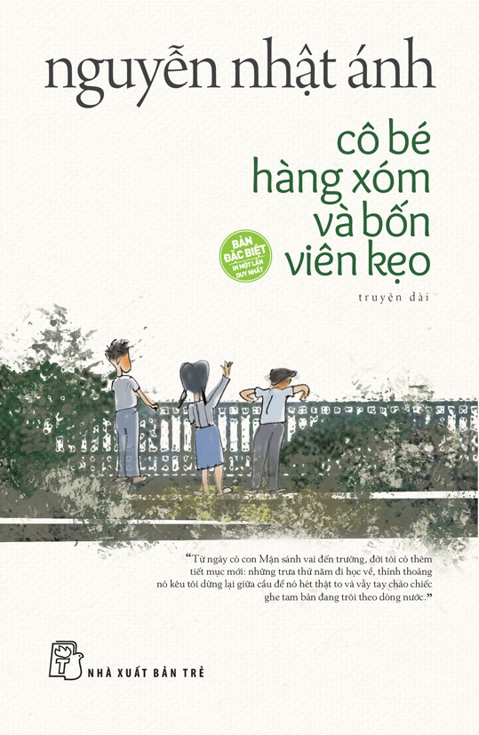 Sách - Nguyễn Nhật Ánh. Cô Bé Hàng Xóm Và Bốn Viên Kẹo ( Bìa Cứng)