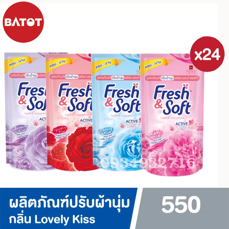 Nước xả vải fresh soft thái lan túi 550ml