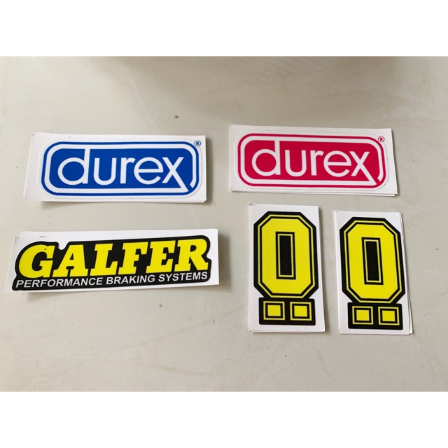 Tem logo dán trang trí các loại xe máy