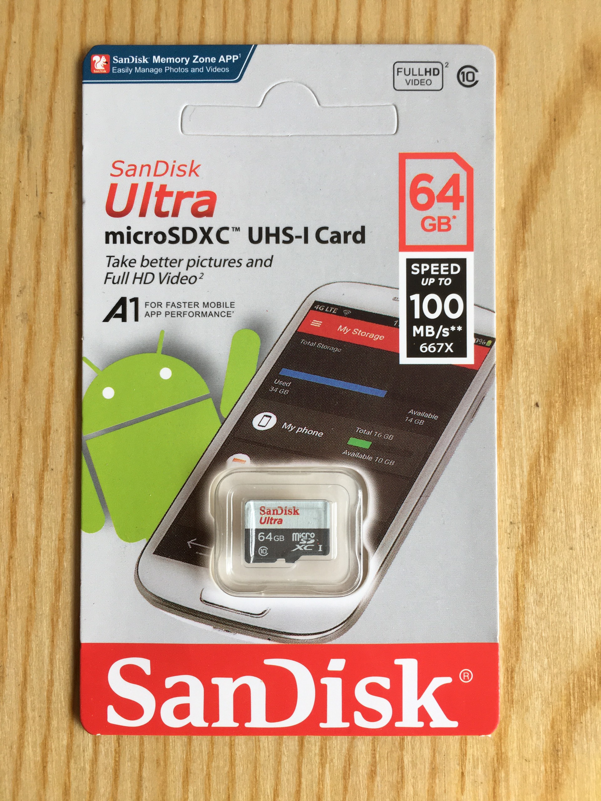 Thẻ nhớ Sandisk 64Gb Class 10 chuyên dùng cho Camera Wifi