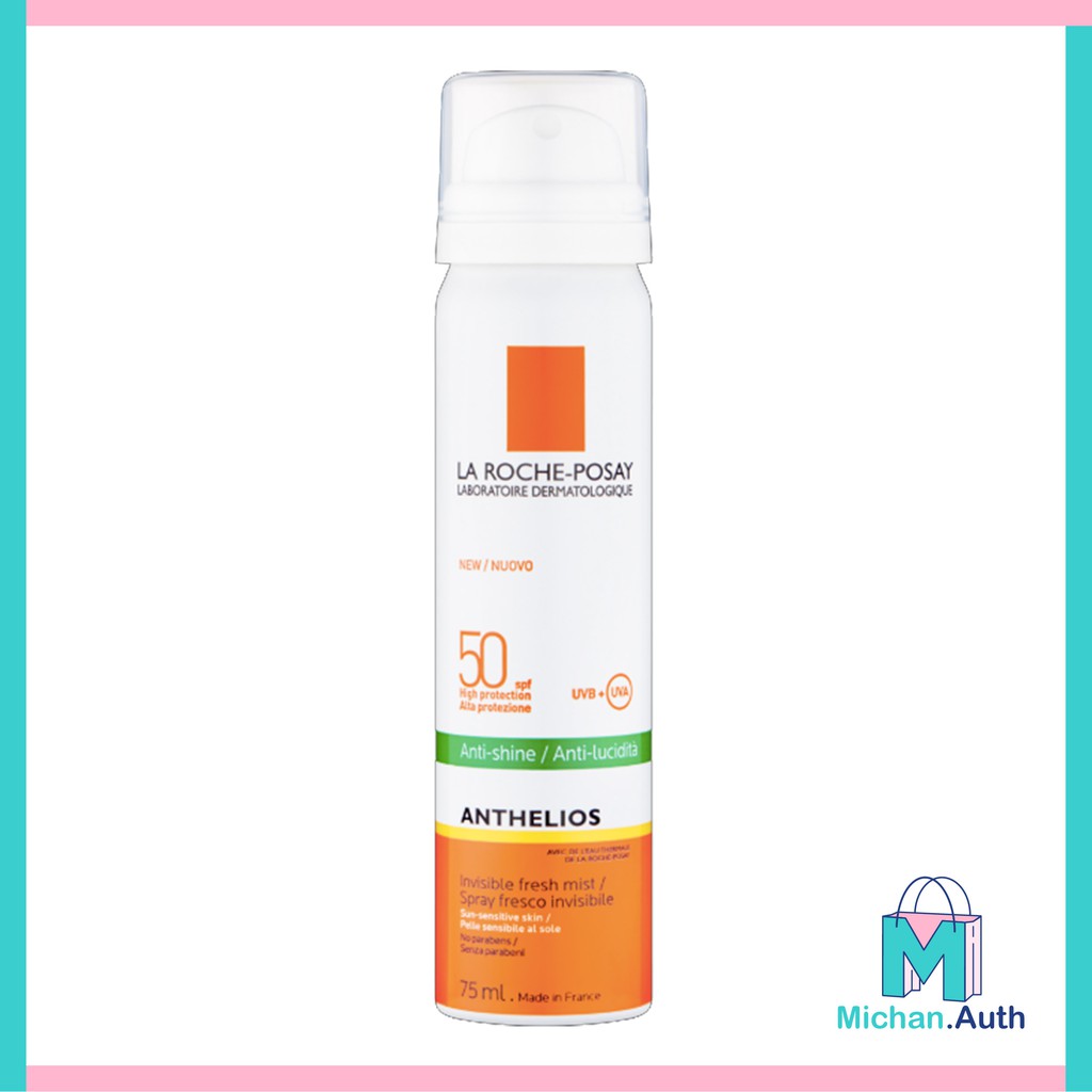 Kem Chống Nắng Dạng Xịt La Roche-Posay Anthelios Invisible Fresh Mist Spf 50 75Ml