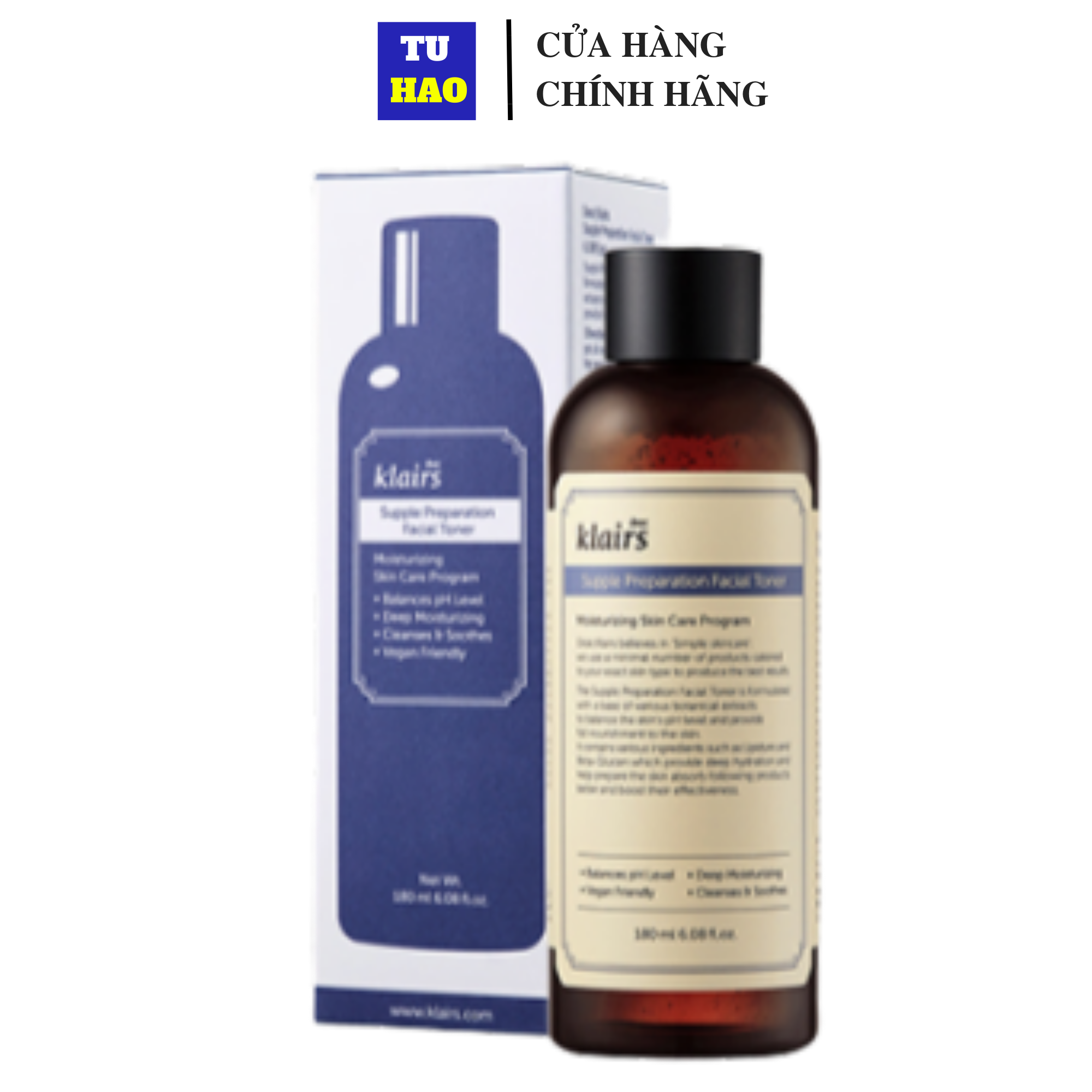 Nước Hoa Hồng Có Mùi Dear Klairs Dưỡng Ẩm Da Và Làm Mềm Da Supple Preparation Facial 180ml