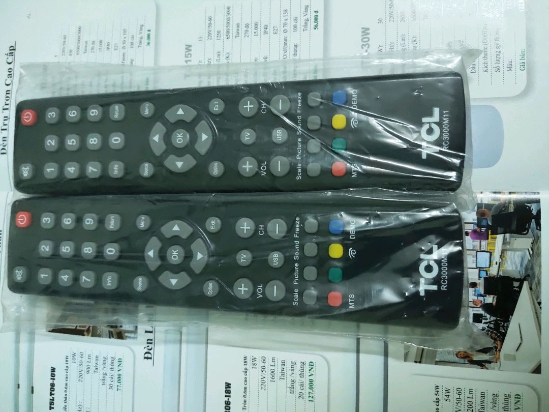 Remote điều khiển tivi tcl rc3000m11
