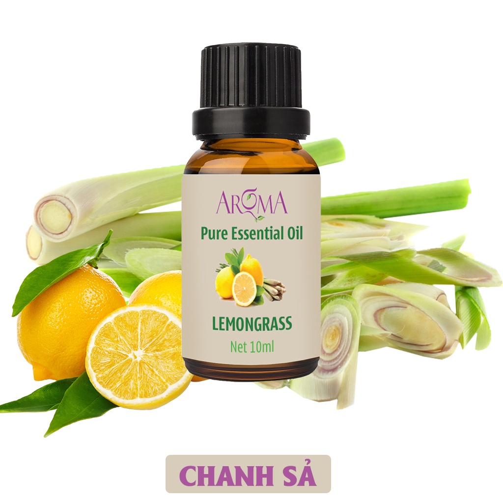 Tinh dầu Sả chanh Aroma thiên nhiên thơm phòng